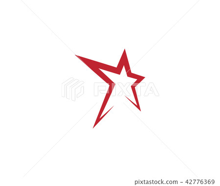 插图素材 star logo template vector