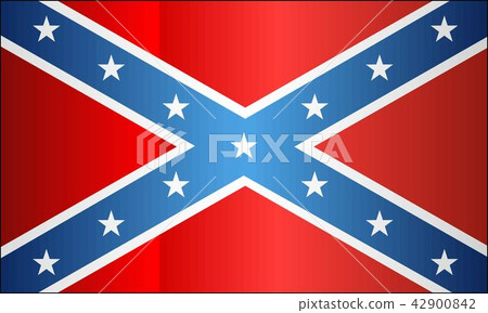 插图素材: grunge confederate flag