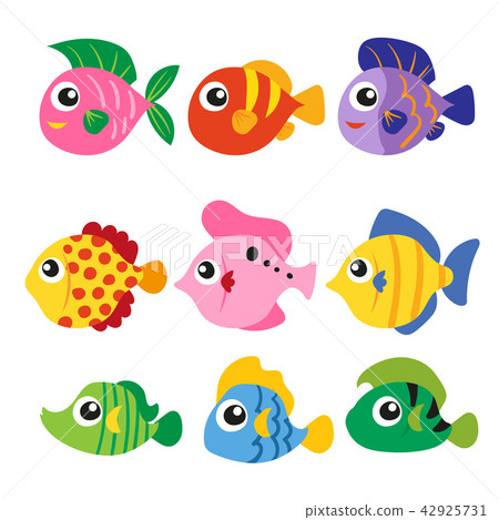 图库插图 fish vector collection design