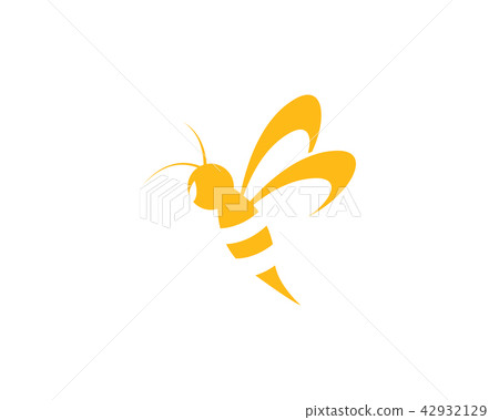 图库插图: bee logo template vector icon