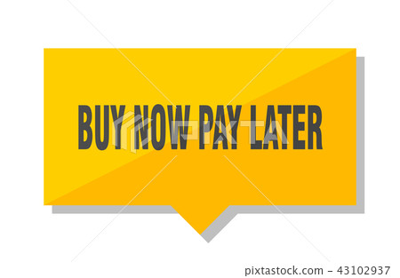 插图素材: buy now pay later price tag
