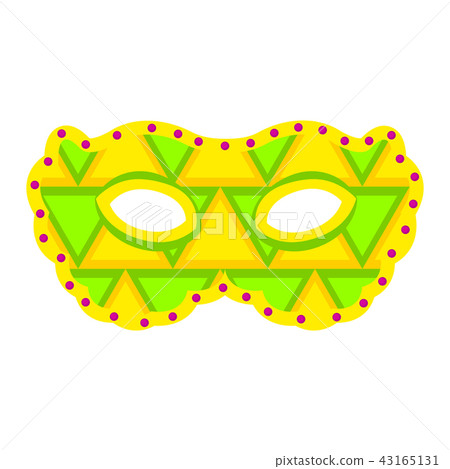 插图素材: isolated carnival mask image