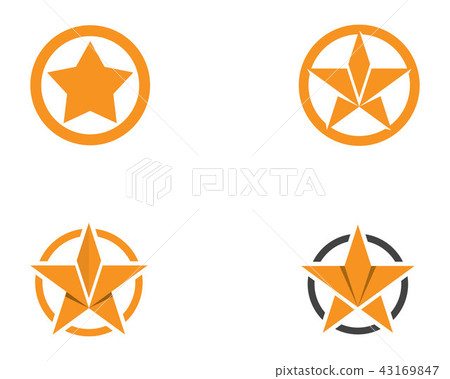 插图素材: star logo template vector icon illustration design