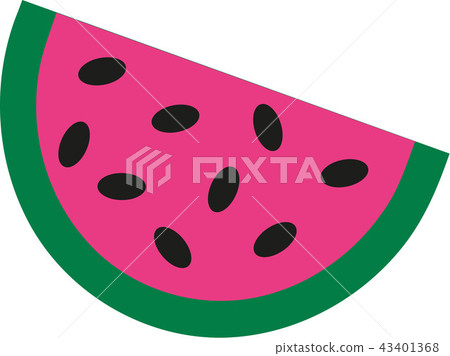 插图素材: watermelon icon