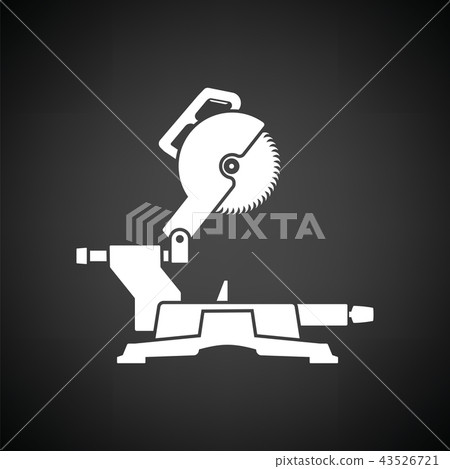 插图素材 circular end saw icon