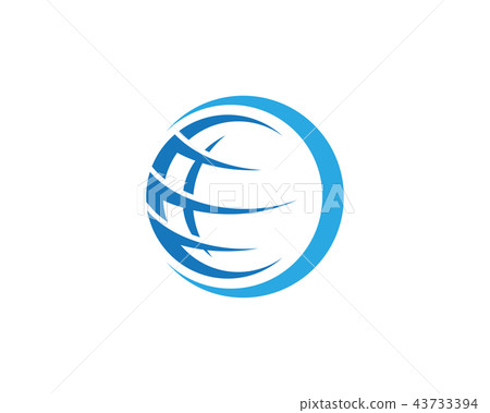 图库插图: wire world logo template