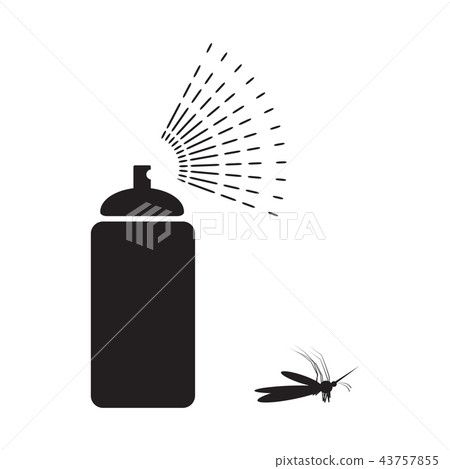 插图素材: spray aerosol icon isolated