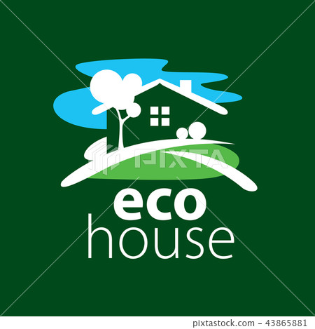vector logo house-插图素材 [43865881] - pixta图库