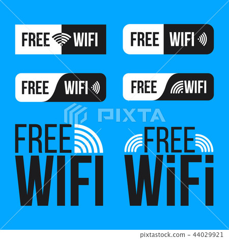 插图素材: creative vector illustration of free wifi icon symbol