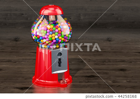 插图素材: gumball machine, gum dispenser