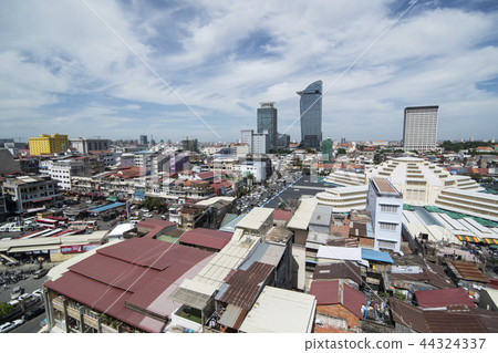 图库照片: cambodia phnom penh central market psar thmei 查看全部