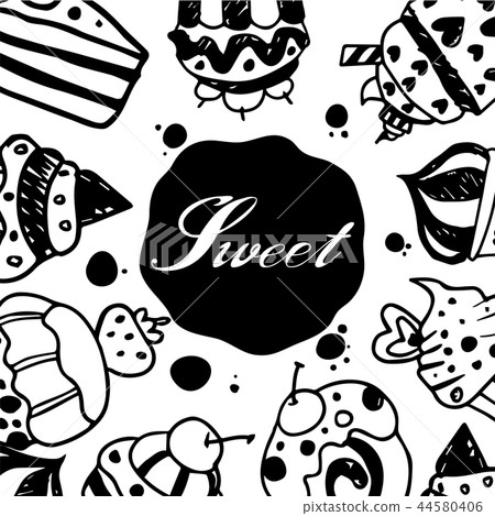 Dessert Vector Collection Design Stock Illustration 44580406 PIXTA