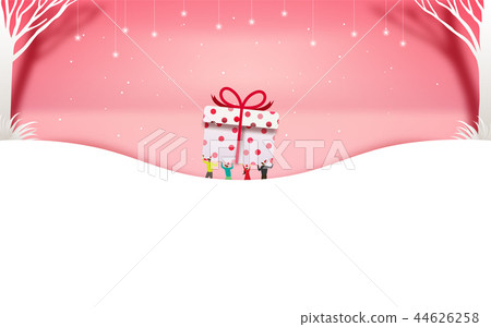 插图素材: merry christmas and happy new year.