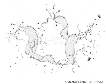 插图素材: splashing water design element