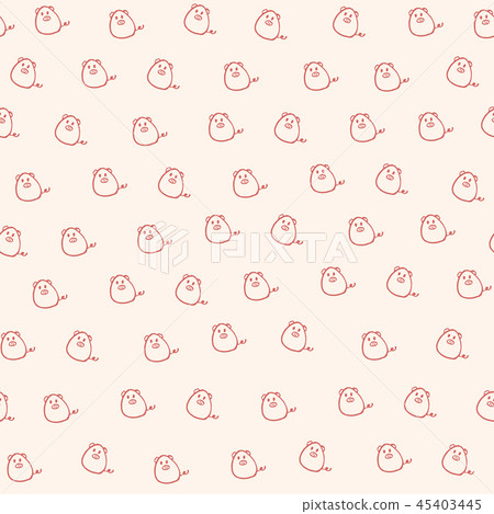 插图素材: cute pig seamless pattern for warp gift design 查看