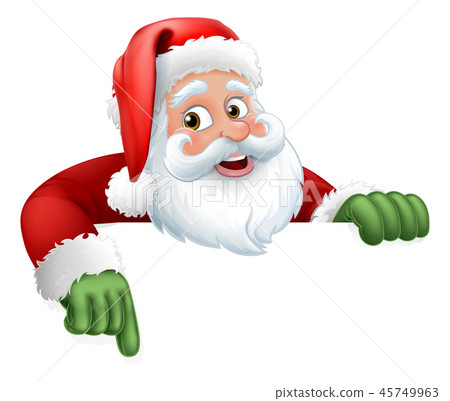 图库插图: santa claus christmas cartoon character