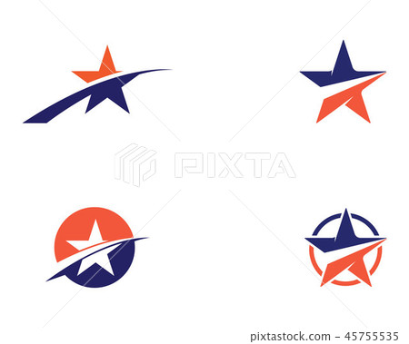 插图素材: star logo template vectors