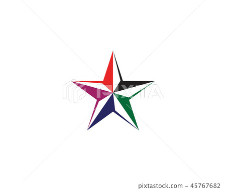 插图素材: star logo template vector icon illustration design