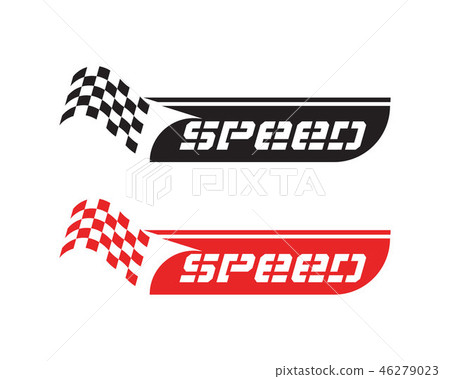 插图素材: race flag icon, simple design race flag logo 查看全部