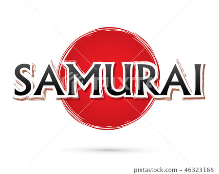 插图素材: samurai, font, text graphic vector