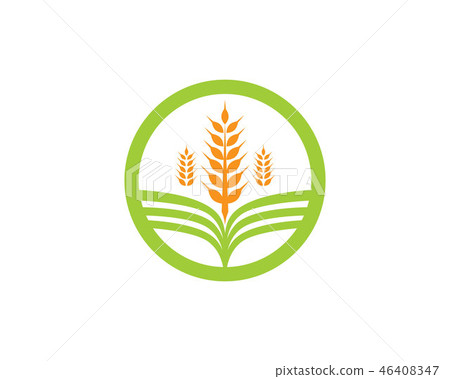 插图素材: agriculture business logo template