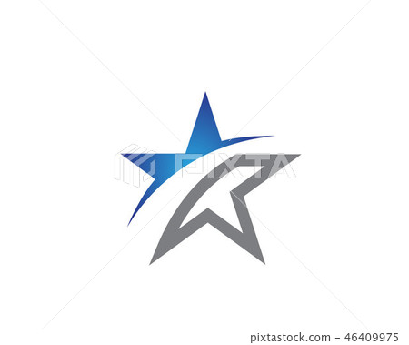 插图素材: star logo template