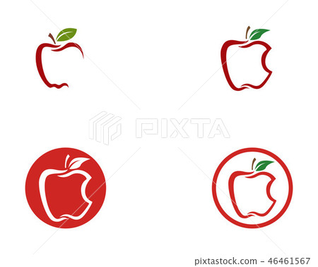 插图素材 apple vector illustration design icon logo