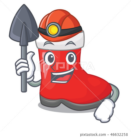 插图素材: miner santa boots are on character shelf