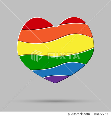 Lgbt Love Peace Pride Gay Pride Sign Stock Illustration 46872764