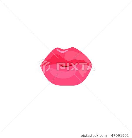 插图素材: lips set. lip design element. vector illustration