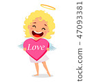插图素材: valentines day holiday romantic gifts, love hearts