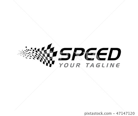 图库插图: race flag icon design