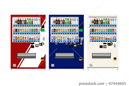 插图素材: 自动售货机