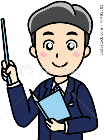 插图素材: 办公室工作人员男性员工介绍 查看全部
