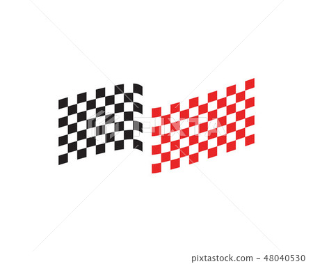 插图素材: race flag icon, simple design race flag logo 查看全部