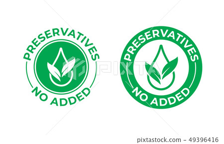 插图素材: preservatives no added icon.