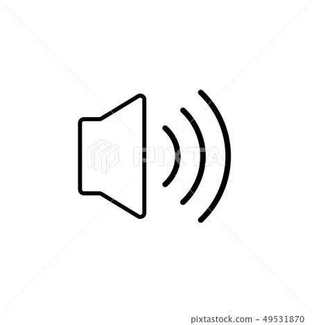 插图素材: speaker icon graphic design template vector 查看全部