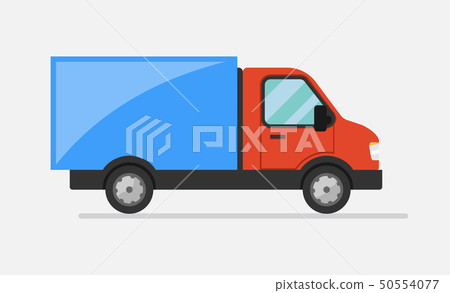 插图素材: cargo truck. flat icon 查看全部