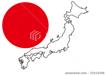 背景壁纸,矢量图,亚洲地区,日野,日本,国旗,日本,免费材料,免费尺寸
