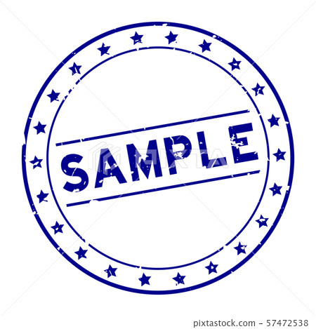 seal stamp,elephantseal 插图素材: grunge blue sample word round rubber seal stamp 查看