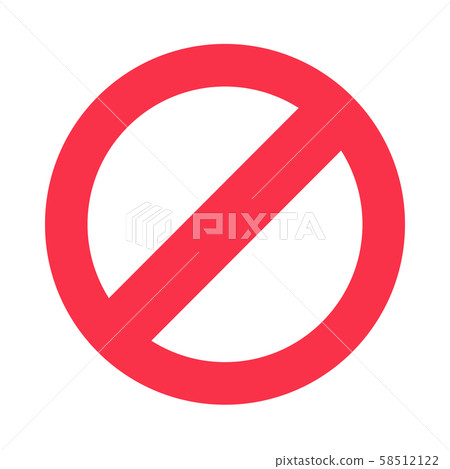 Stop Sign Symbol Warning Stopping Icon Stock Illustration PIXTA