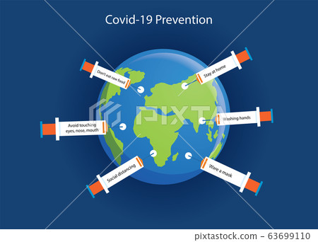 插图素材: the world full of syringes protect covid-19 查看全部