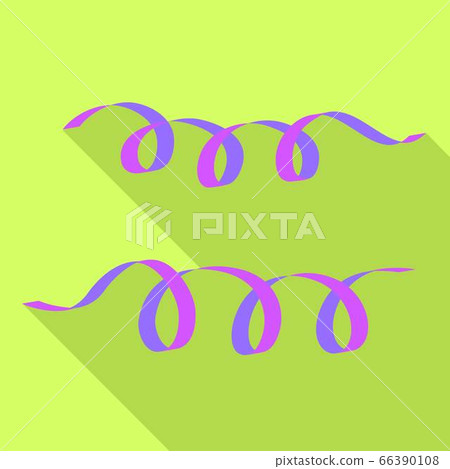 Violet Serpentine Icon Flat Style Stock Illustration Pixta