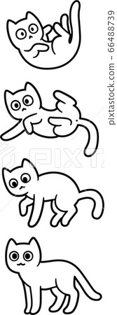 Cartoon Cat Falling Stock Illustration Pixta