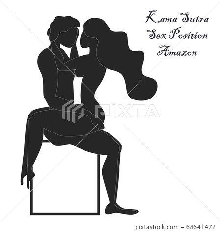 Kama Sutra A Man And A Woman Have Sex The Art Of Stock Illustration