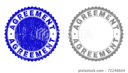 Textured Agreement Grunge Stamps Stock Illustration Pixta