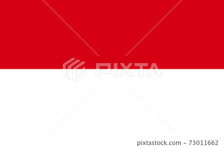 Monaco National Flag In Exact Proportions Vector Stock Illustration PIXTA