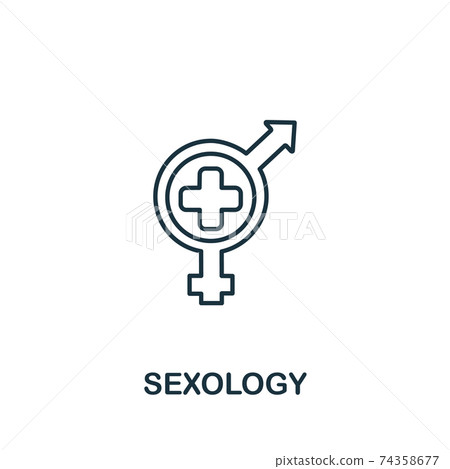 Sexology Icon From Medical Collection Simple Stock Illustration