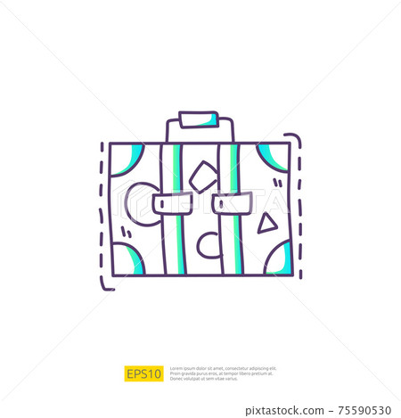 Travel Holiday Tour And Vacancy Concept Vector Stock Illustration