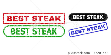 Best Steak Rectangle Watermarks With Unclean Stock Illustration